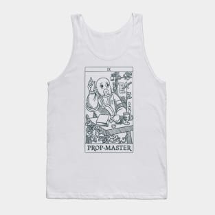 Prop Tarot Card Woodcut Tank Top